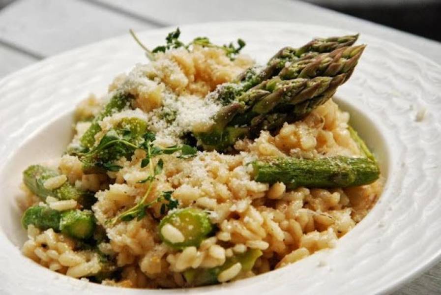 Risotto ze szparagami