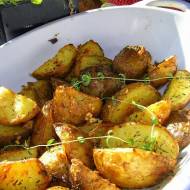 Ziemniaki zapiekane z czosnkiem i tymiankiem