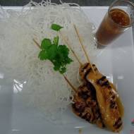 Sataye z kurczaka teryaki