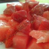 White chocolate watermelon n strawberry