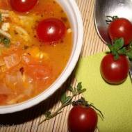 Zupa prawdziwie pomidorowa z mozzarellą