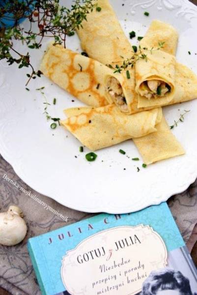 Gotuj z Julia - naleśniki z kurczakiem i gorgonzola