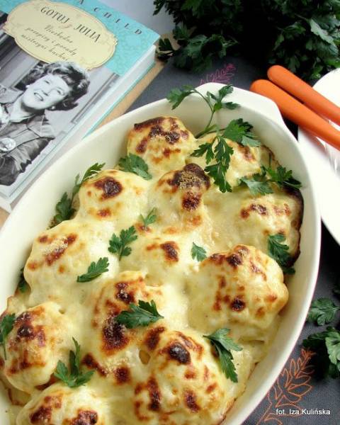 Kalafior au gratin (zapiekany)