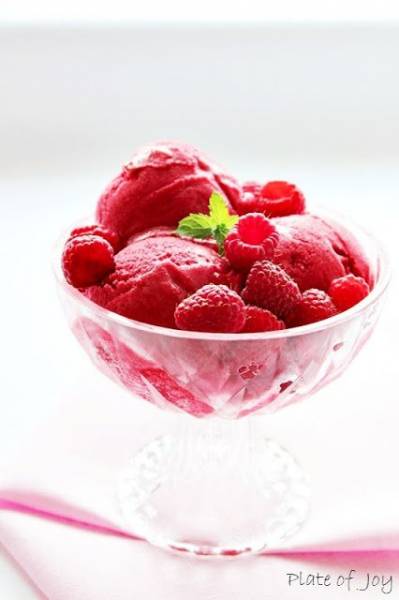 Sorbet malinowy