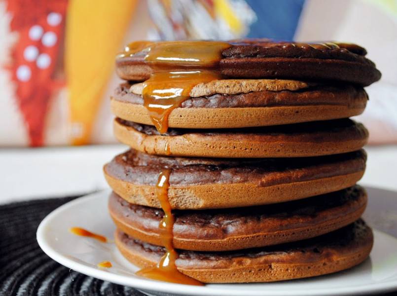 Czekoladowe pancakes