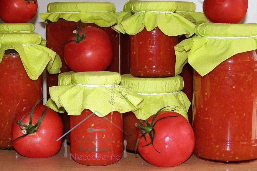 Przecier pomidorowy na zupę, czyli kawałek lata w słoiku