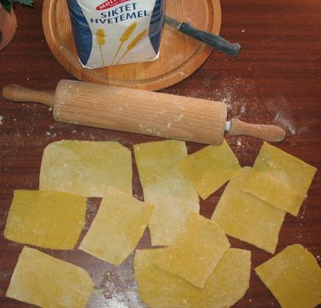 Homemade pasta