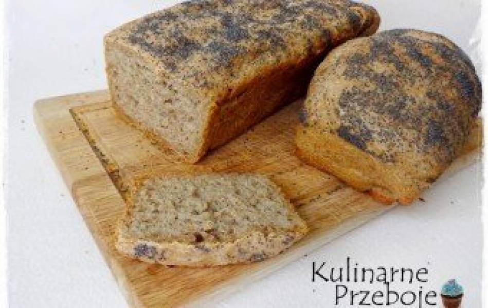 Chleb pszenno – żytni z makiem (na drożdżach)