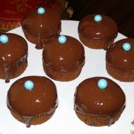 Muffinki z kremem czekoladowym