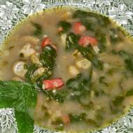 zupa z bobu czyli  Sopa de Favas à Ribatejana