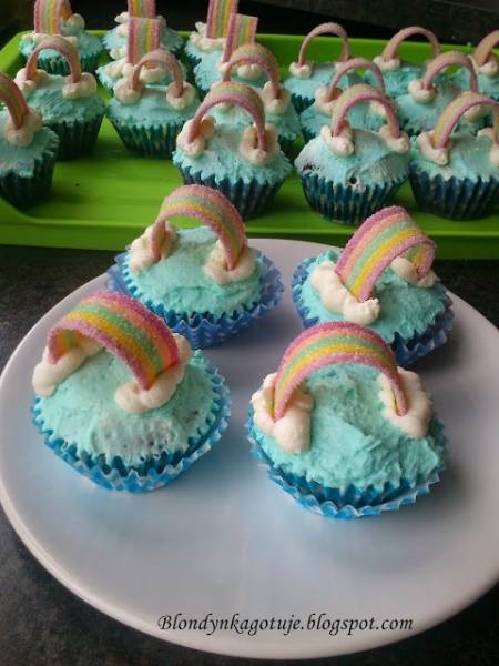 Niebiańskie Cupcakes