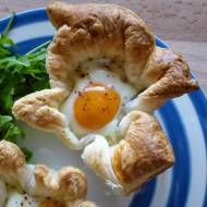 Francuskie śniadanie z jajkiem
