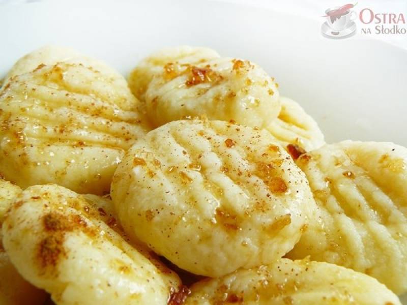 Gnocchi serowe na słodko