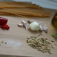 Mój ulubiony makaron: wariacja na temat aglio olio