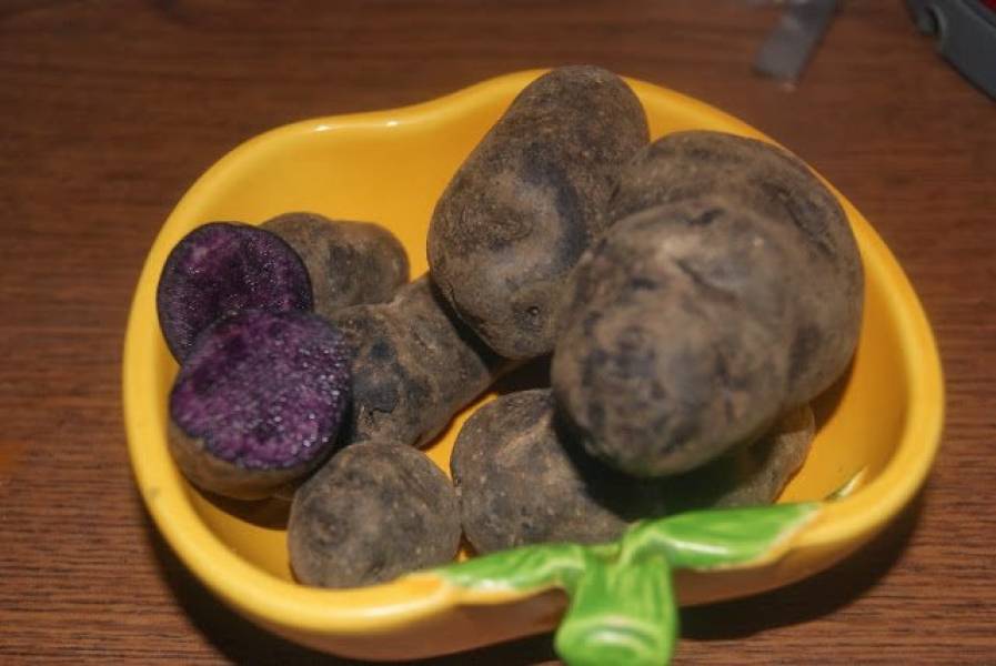 Fioletowe ziemniaki