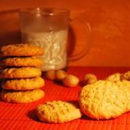 Peanut butter cookies - ciasteczka z masłem orzechowym wzbogacone płatkami owsianymi
