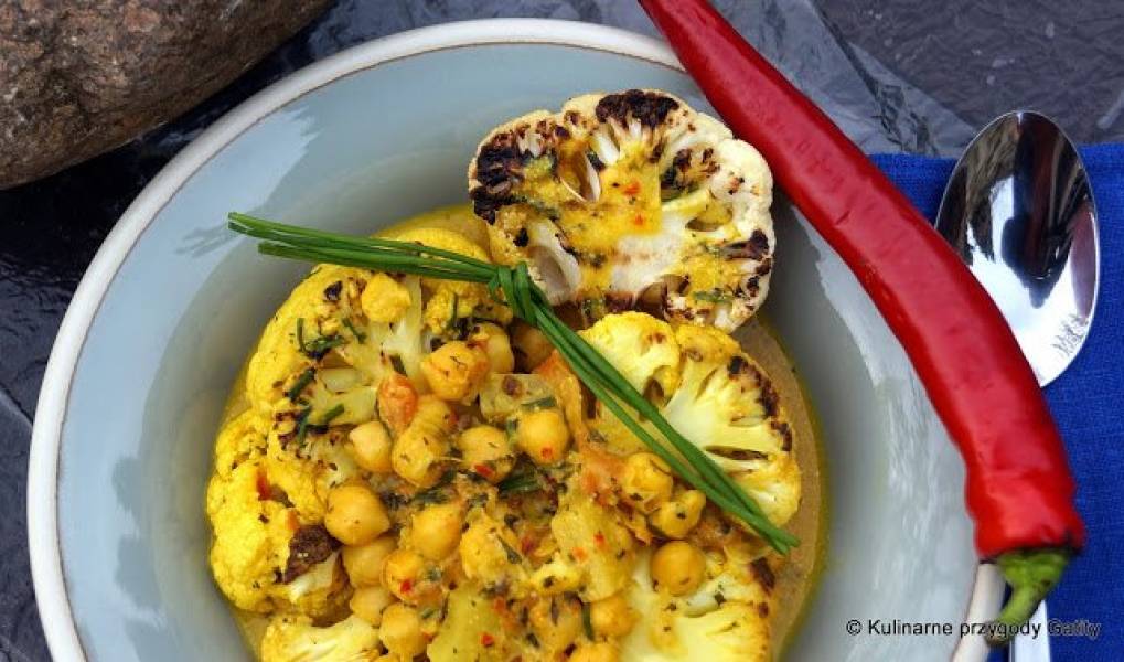 Keralskie curry warzywne według Jamiego Olivera