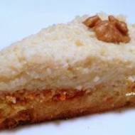 Ciasto marchewkowe z kremem jaglano - kokosowym, bez glutenu, bez laktozy, bez jajek, bez cukru