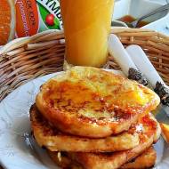 Pomarańczowe tosty francuskie z sokiem TYMBARK