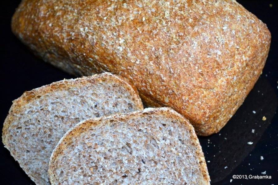Chleb graham na zakwasie pszennym
