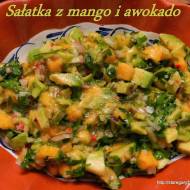 Sałatka z mango i awokado