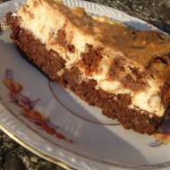 Ciasto czekoladowe z masą serową na 4 urodziny bloga:)