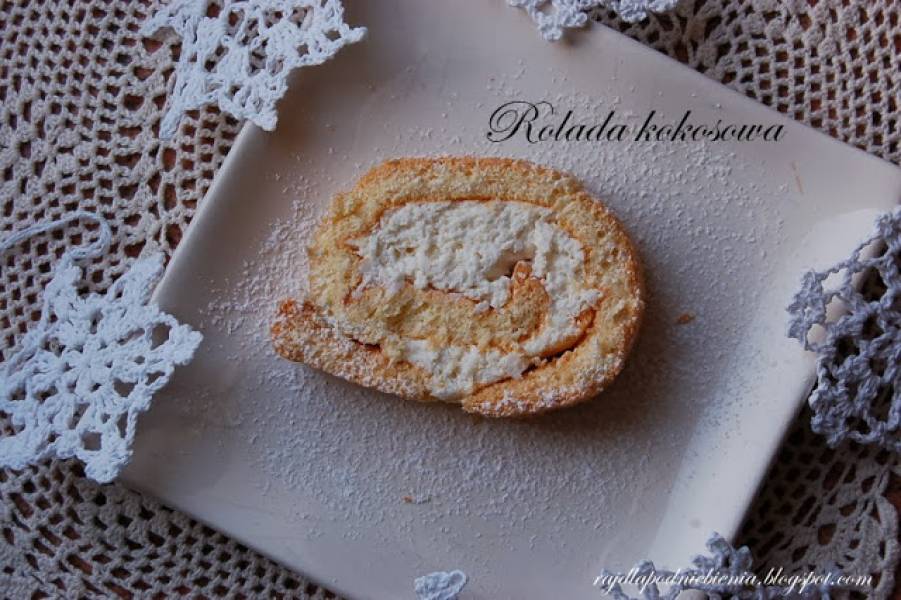 Rolada kokosowa