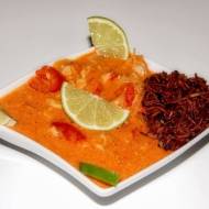 Indonezyjskie czerwone curry z rybą