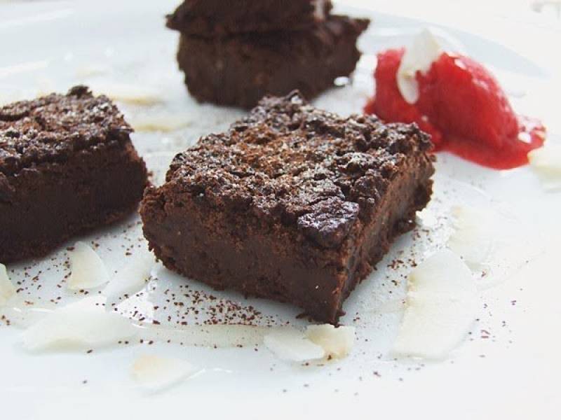 Brownies z czarnej fasoli