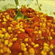 Salsa pomidorowa z kukurydzą
