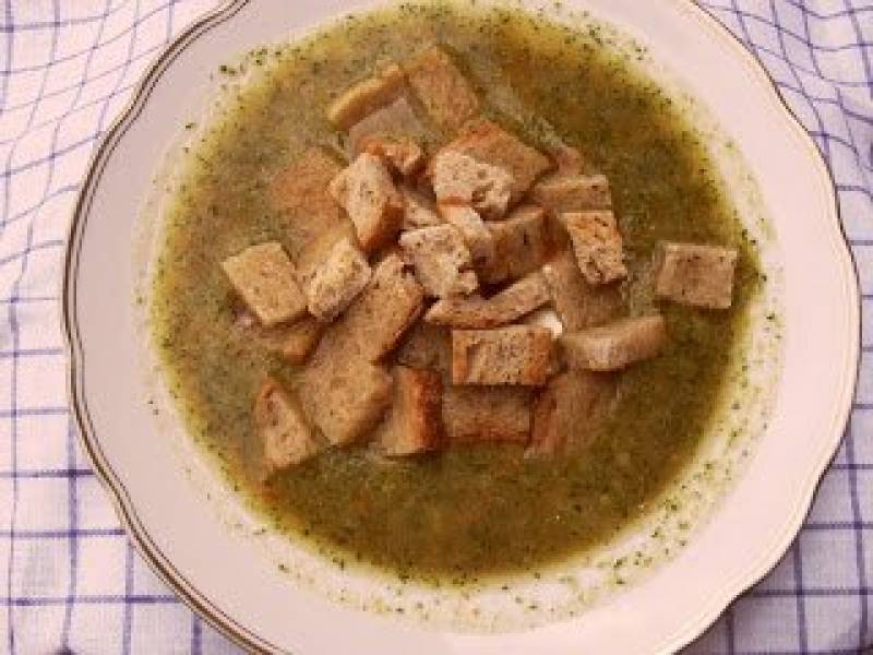 Zupa krem brokułowa z dodatkiem imbiru