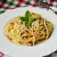 Spaghetti carbonara z przyprawą
