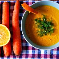 Zupa krem marchewkowy z pomarańczą