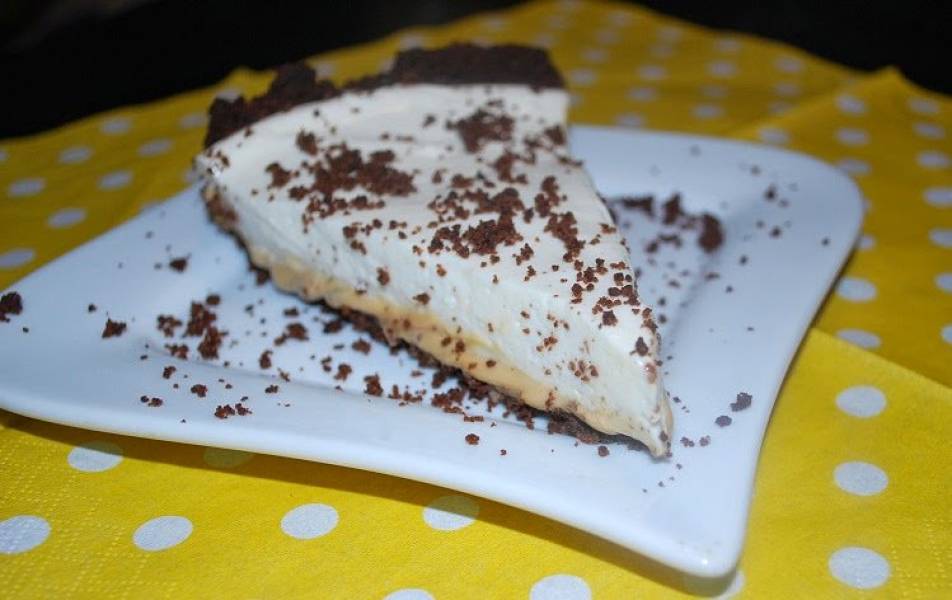Mocno czekoladowa tarta serowo-krówkowa i zapowiedź CANDY W MAGICZNEJ KUCHNI / Heavily chocolate tart with cheese and fudge, and
