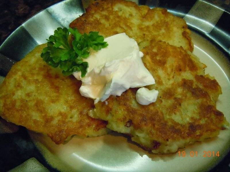 placki ziemniaczane- potato pancakes