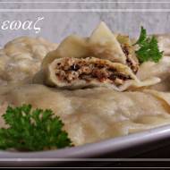 Pierogi z grzybami i mięsem