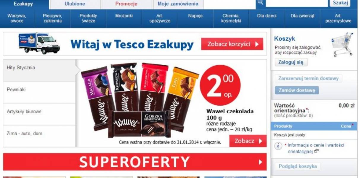 Od dziś wybieram zakupy online - post o tym, dlaczego warto kupować artykuły spożywcze przez internet