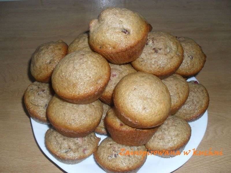 Żurawinowe muffinki