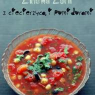 Idealna zupa na mrozy z ciecierzycą i pomidorami