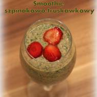 Zielone smoothie (szpinak/truskawki)