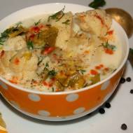 Pikantna zupa kalafiorowa z imbirem