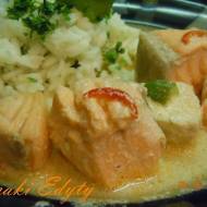 Ryba w sosie curry- fish curry