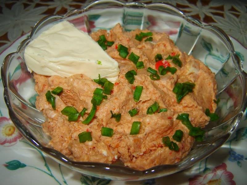 Pasta z serka topionego