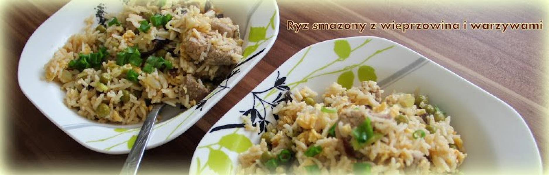 Ryż smażony z wieprzowiną i warzywami