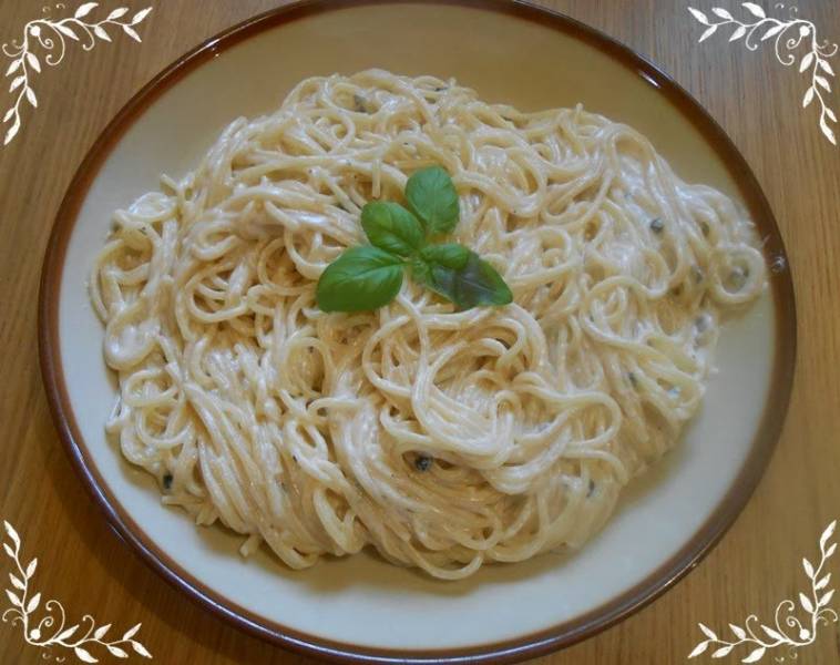 Spaghetti z gorgonzolą