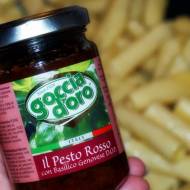 Tortiglioni  z pesto rosso