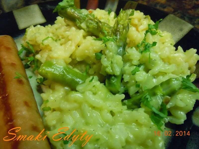Risotto ze szparagami- risotto with asparagus