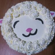 Świetny tort owca - idealny na urodziny dziecka.