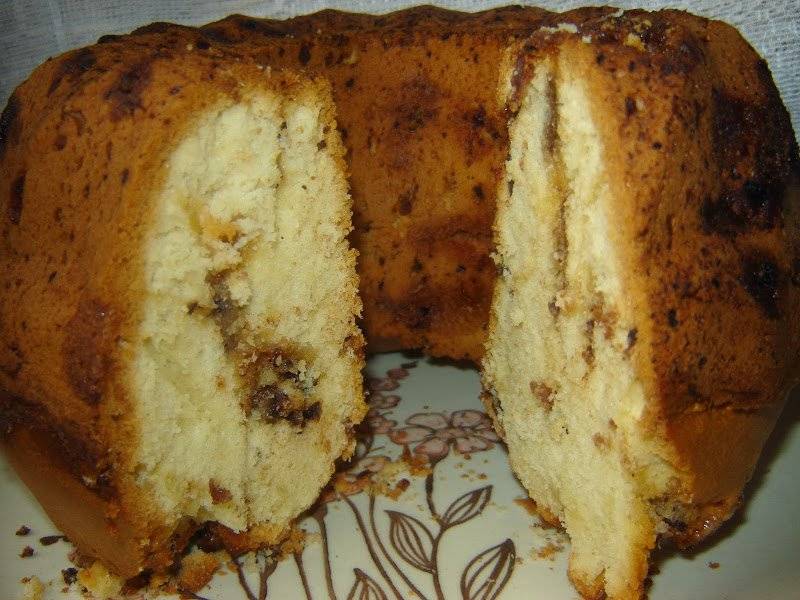 Babka miętowa z czekoladą