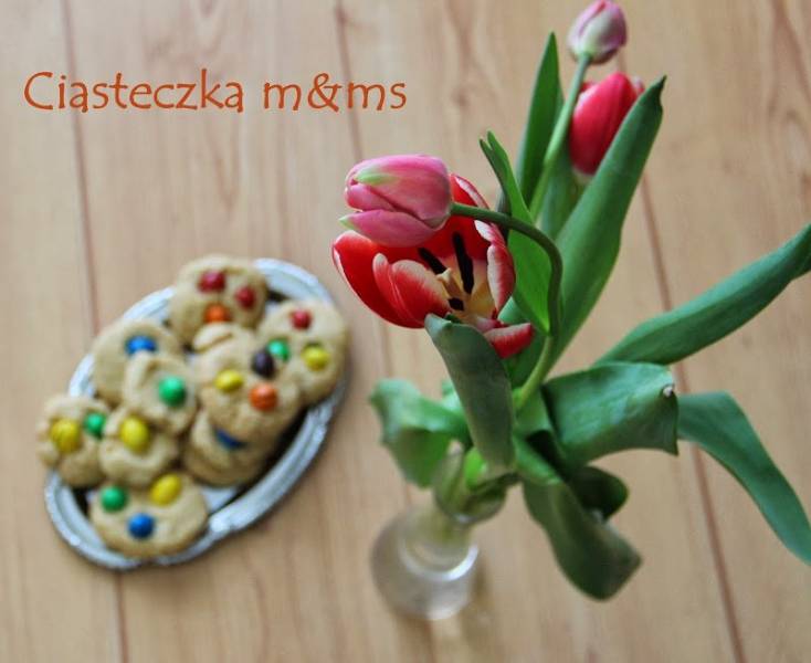 Ciasteczka m&m's